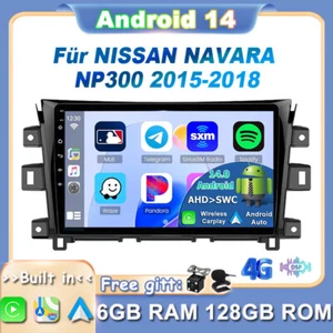 Für Nissan NAVARA/Frontier/NP300 15-18 CarPlay Android14 Autoradio GPS AHD 128GB - Bild 1 von 18