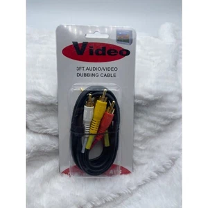 Audio Video Dubbing Cables 3 Foot New in Package - Picture 1 of 2