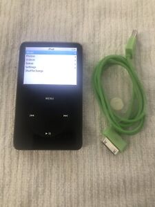 Apple iPod Classic 5. Gen 30 GB - Schwarz - Neuer Akku - Getestet und funktionsfähig