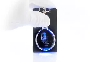 Yorkshire Terrier, Dog Crystal Round Keyring, High Quality, Crystal Animals UK - Picture 1 of 9