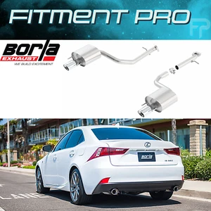 Borla 11898 S-Type Axle Back Exhaust System For 14-25 Lexus IS250/IS350 2.5/3.5L - Picture 1 of 5