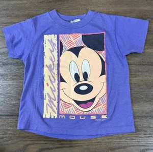 Vintage 1980s Mickey Mouse Disney Made in USA Single Stitch T Shirt Sz 5 - Picture 1 of 5