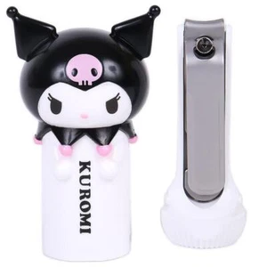 Kuromi nail clippers with caps made in Japan carry-on sanrio character JP - Picture 1 of 3