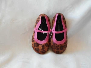 CHEROKEE - GRÖSSE 6 ROSA GILDA ANIMAL PRINT SCHUH FÜR BABY MÄDCHEN - Bild 1 von 2