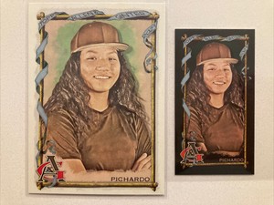 2023 Topps Allen & Ginter Olivia Pichardo (2) X Black Parallel Mini & 213 NCAA