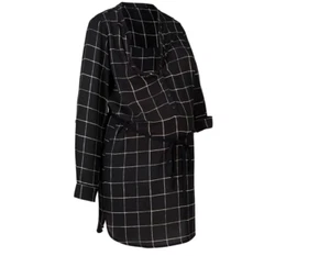 WOMENS BPC BON PRIX MATERNITY CHECKED BLOUSE UK 16 BNWT RRP £34.99 - Picture 1 of 2