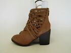 Free People Womens Size 39 EUR Brown Leather Fashion Ankle Boots