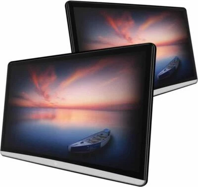 2X 11.3"Android 10 Car Headrest Monitor Touchscreen 1080P Video HDMI WIFI BT USB - Bild 1 von 4