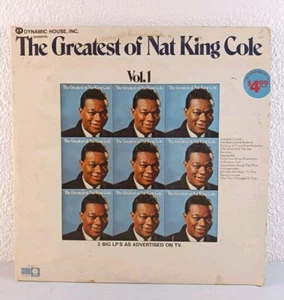 THE GREATEST OF NAT KING COLE VOL 1 & 2 VINYL LPS DOUBLE ALBUM SLB 6803 1972  - Picture 1 of 3