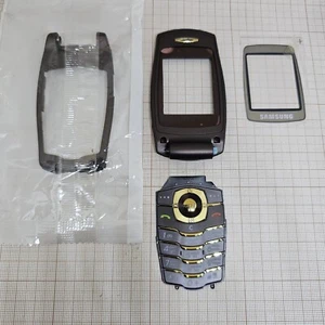 Original genuine Samsung SGH-E500 Parts MIX Brown +keypad cyrillic NEW EOL ITEM - Picture 1 of 2