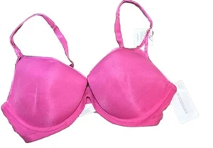 Ongossamer Women's Sheer Bliss Bra, Pink, 34D - Picture 1 of 2