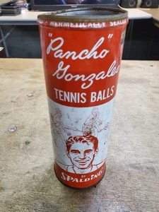 Spalding Pancho Gonzales Tennisbälle Blechdose, leer ohne Deckel - Bild 1 von 10