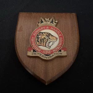 Vintage 1196 (Bredbury, Romiley & Marple) Geschwader RAF Luftkadetten Mess Plakette - Bild 1 von 11