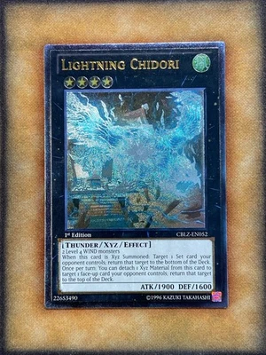 Yugioh Lightning Chidori CBLZ-EN052 Ultimate Rare 1st Ed NM - Image 1 of 2
