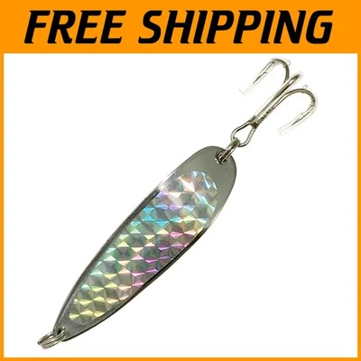 Набор из 12 хромированных рыболовных ложек, 3 унции с высокими крючками 2/0 — для морской воды... - Изображение 1 из 4