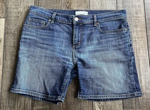 Ann Taylor Loft Damen Shorts 27/4 Distressed Blau Denim Jeans - Bild 1 von 4