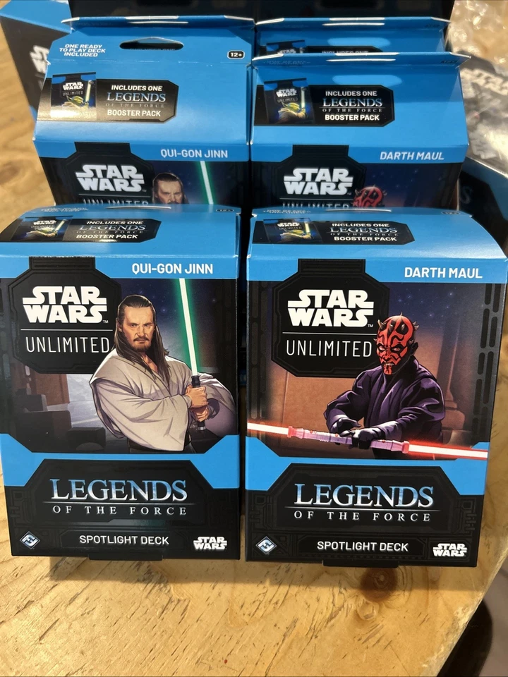 STAR WARS: UNLIMITED - LEGENDS OF THE FORCE SPOTLIGHT DECKS - Image 1 of 1