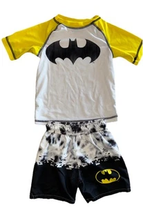 Boys 4T Batman Swimsuit With Top And Trunks - Picture 1 of 9