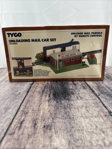 Tyco 904 Funzionante US Mail Car Set Box Auto Scatola Marrone - Foto 1 di 6