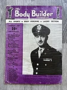 RARE THE BODY BUILDER Bodybuilding Magazine JANUARY 1949 VOLUME 4 NUMBER 1 - Picture 1 of 18