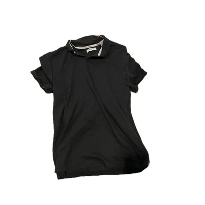 Camisa polo de golf Kenneth Cole negra para hombre M  Foto 1 de 3