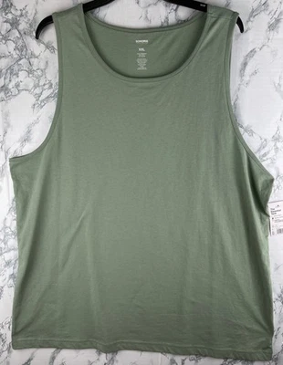 Sonoma Mens XXL Essential Green Tank Top 60% Cotton 40% Polyester Stretch Fabric - Image 1 of 4