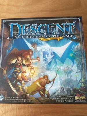 Descent: Journeys in the Dark 2nd Ed. Fantasy Flight Games - Dungeon Crawl - OOP - Image 1 of 4