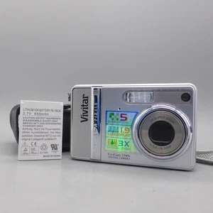 Vivitar Digital Camera Vivicam 5340s 5.0MP Silver Tested - Picture 1 of 8