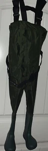 LANGXUN Chest Waders Lightweight and Breathable PVC Fishing Waders Kids Sz 4/5 - Picture 1 of 7