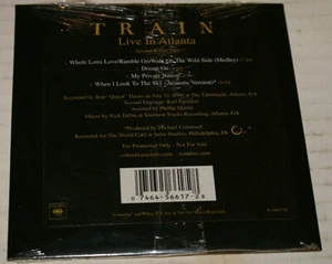 Train Live in Atlanta Rare 4 track promo CD New Factory Sealed Limited Oop - Picture 1 of 2