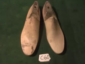 Par de zapatos industriales vintage madera 9 D 632 VULCAN último molde de fábrica #C-60 - Imagen 1 de 5