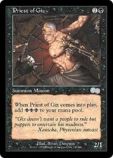 Mtg x1 Priest of Gix Urza's Saga Magic the Gathering card