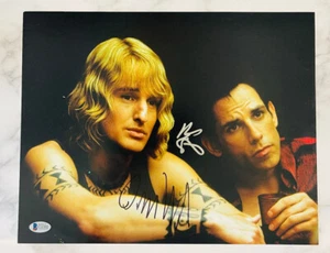 Foto autografiada firmada por Ben Stiller Owen Wilson 11x14 Zoolander Beckett - Imagen 1 de 1