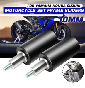 Par de deslizadores universales para cuadro de motocicleta protector anti choque para Yamaha Suzuki - Imagen 1 de 5