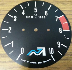 NORTON COMMANDO VEGLIA REVCOUNTER REV COUNTER DIAL FACE BLUE ARROW NVT LOGO - Bild 1 von 1