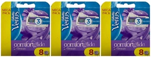 Gillette Venus Comfortglide Breeze für Damen, 24 Kartuschen  - Bild 1 von 1
