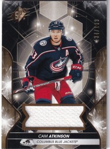 🏒 19-20 SPX JERSEY CARD - CAM ATKINSON /199 #23 COLUMBUS BLUE JACKETS