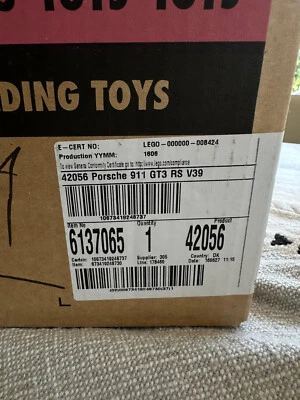 NUEVO, SELLADO DE FÁBRICA, COMO NUEVO LEGO TECHNIC: Porsche 911 GT3 RS (42056) Foto 1 de 4