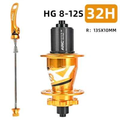 Bujes traseros delanteros para bicicleta MTB 6 trinquetes 114 clics rodamientos sellados bujes HG buje libre Foto 1 de 4