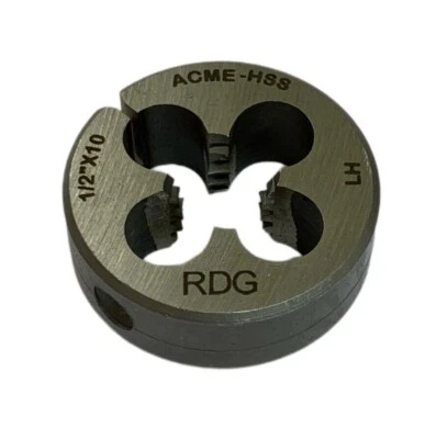 1/2" X 10 ACME DIE LEFT HAND HSS DIE ACME THREADS 1-1/2" OD BY RDGTOOLS - Image 1 of 2