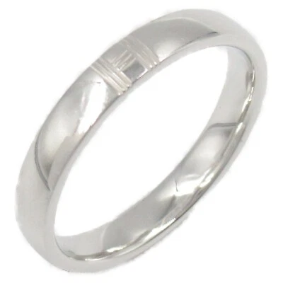 Anillo HERMES Alliance Kelly Oro Blanco 18KWG Usado Unisex EE. UU. Talla 6.25 #53 Foto 1 de 4