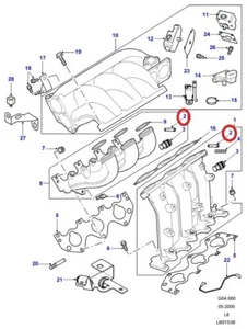 ( 1 )GENUINE LAND ROVER LKL100210L CONNECTOR Intake Manifold 96-06 Freelander - Picture 1 of 3