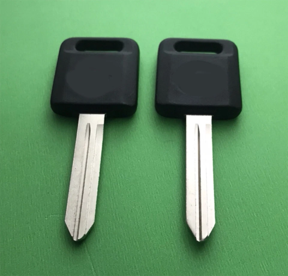 Interruptor de llave en blanco sin cortar para Nissan Frontier Máxima Navara Pathfinder 2 piezas Foto 1 de 1