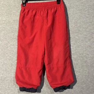 LEGO WEAR Jungen 3T Activewear Hose rot Pull On Gummibund Rücken Logo - Bild 1 von 4