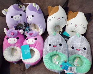Squishmallows~Zapatillas Surtidas de Animales de Peluche~Tallas Infantiles~NUEVAS con etiquetas - Imagen 1 de 10