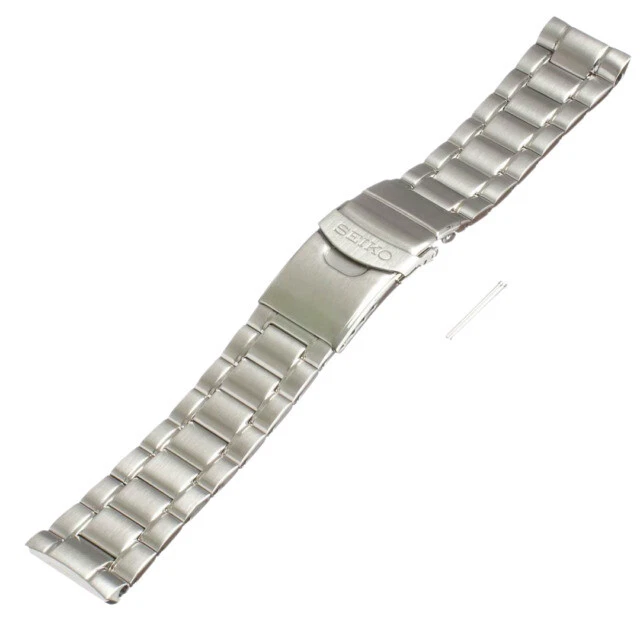 Seiko M0EV631J9 22mm Stainless Steel Silver Bracelet