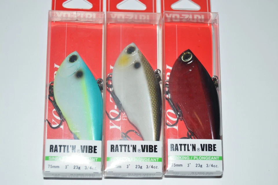 Yo Zuri Rattl'n Vibe 75 Mm Vibration Sinking Lure R1356-csh - 1833