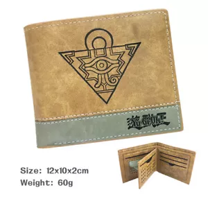 Escudo PU Cartera Yu-Gi-Oh Anime Moda Cuero Plegable Cartera Juegos con disfraces Regalo - Imagen 1 de 5
