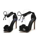 Womens Open Toe High Heel Ankle Strap Shoes  Ankle Strap Strappy Sandals