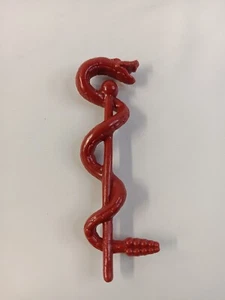 Figura de acción de colección Mattel Rattlor MOTU He-Man accesorio personal serpiente. - Imagen 1 de 4